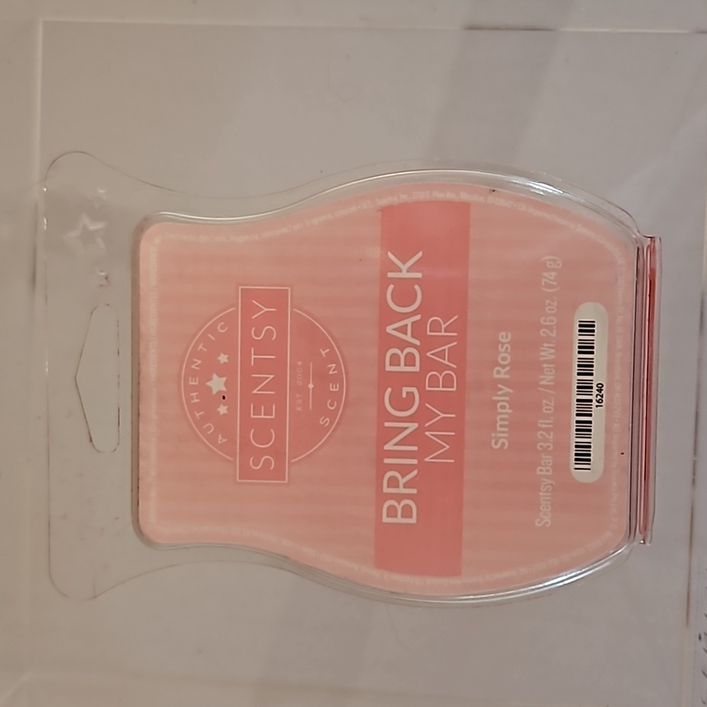 Simply Rose Scentsy Bar New